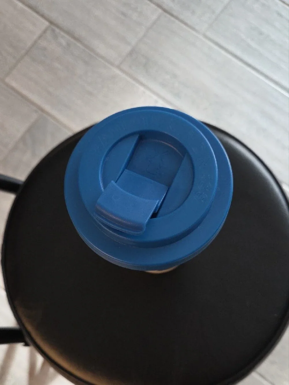 Dutch Bros White & Blue Logo Travel Cup